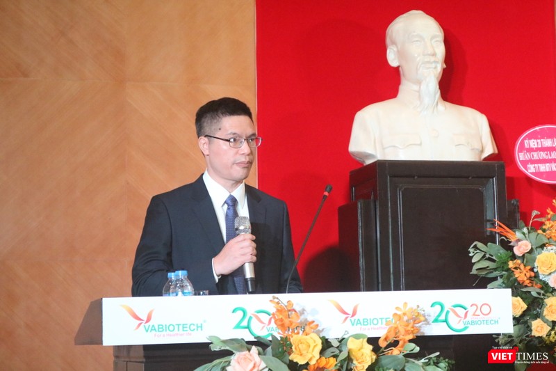TS. Đỗ Tuấn Đạt – Chủ tịch Công ty TNHH MTV Vaccine và Sinh phẩm số 1 (VABIOTECH) (Ảnh: Minh Thuý)
