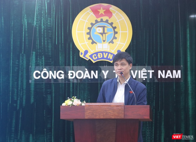 Ông Ngọ Duy Hiểu – Phó Chủ tịch Tổng Liên đoàn Lao động Việt Nam (Ảnh: Minh Thuý)