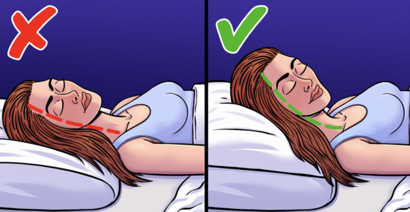 Tư thế ngủ đúng cách giúp giảm quầng thâm mắt (Ảnh: Brightside) Tư thế ngủ đúng cách giúp giảm quầng thâm mắt (Ảnh: Brightside)