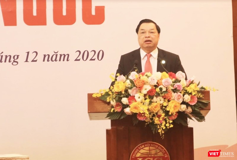 ông Lê Mạnh Hùng – Phó Trưởng Ban Tuyên giáo Trung ương, Trưởng Tiểu ban Tuyên truyền Đại hội thi đua yêu nước toàn quốc lần thứ X (Ảnh: Minh Thuý)