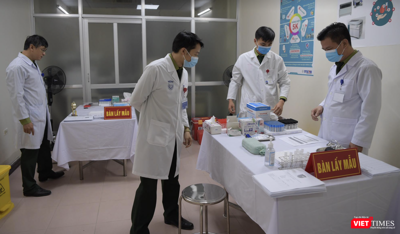 Học viện Quân Y đã chuẩn bị đầy đủ các trang thiết bị, cơ sở vật chất cho người tiêm thử nghiệm vaccine phòng COVID-19 (Ảnh: Minh Thuý)