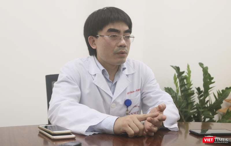 TS.BS. Vũ Minh Điền - Phó Giám đốc Trung tâm Phòng chống dịch, Bệnh viện Bệnh Nhiệt đới Trung ương (Ảnh - Minh Thuý) TS.BS. Vũ Minh Điền - Phó Giám đốc Trung tâm Phòng chống dịch, Bệnh viện Bệnh Nhiệt đới Trung ương (Ảnh - Minh Thuý)