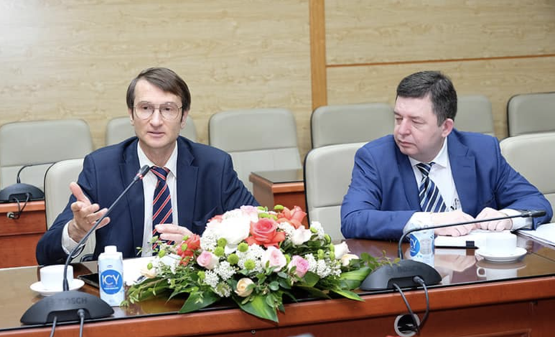 Ông Bublikov Vadim - Tham tán Công sứ Đại sứ quán Liên bang Nga tại Việt Nam (Ảnh - Trần Minh)