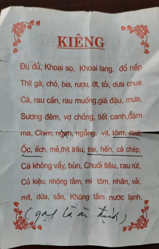 Hướng dẫn sử dụng thuốc nam gia truyền trị bệnh gan mà bà H. đã uống (Ảnh - BNCC)