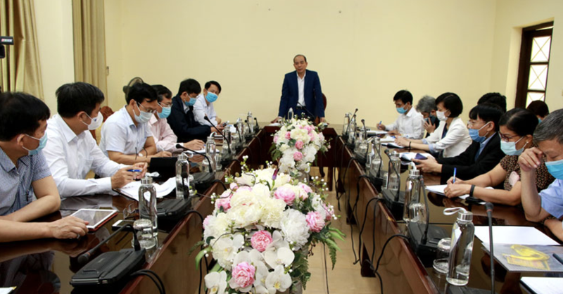 Sở Y tế tỉnh Hà Nam họp khẩn (Ảnh - Giang Nam) Sở Y tế tỉnh Hà Nam họp khẩn (Ảnh - Giang Nam)