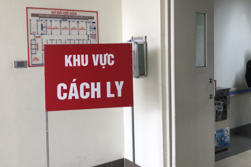 Khu vực cách ly phòng COVID-19 (Ảnh - Thanh Hồng)