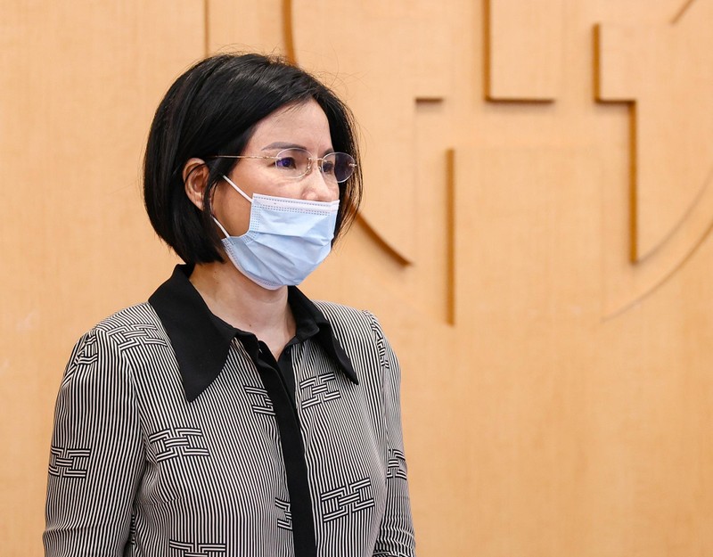 Bà Trần Thị Nhị Hà - Giám đốc Sở Y tế TP. Hà Nội (Ảnh - Trung Nguyên)