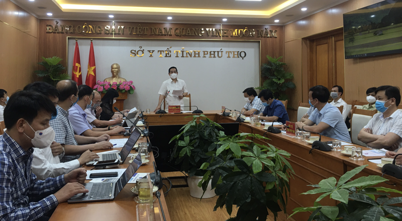 PGS.TS. Lương Ngọc Khuê làm việc ở Sở Y tế tỉnh Phú Thọ (Ảnh - BYT)