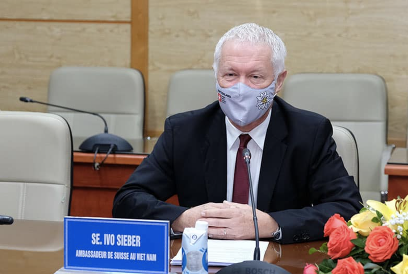 Ông Ivo Siebber - Đại sứ Thuỵ Sĩ (Ảnh - Trần Minh)