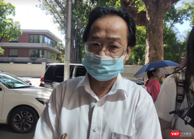 PGS. Nguyễn Lân Trung – Phó Chủ tịch kiêm Tổng thư ký Hội liên lạc với người Việt Nam ở nước ngoài (Ảnh - Minh Thuý)