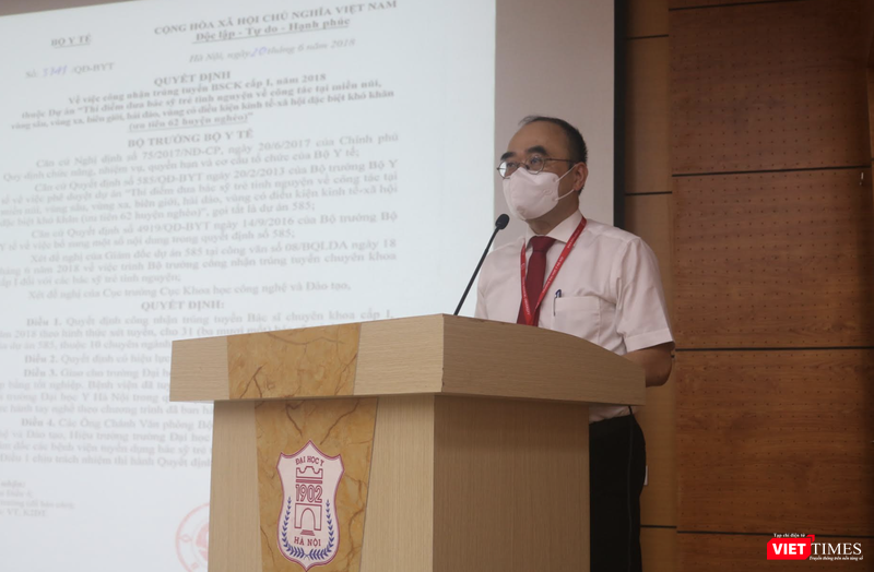 PGS.TS. Lê Minh Giang - Trưởng phòng Quản lý đào tạo sau đại học, Trường Đại học Y Hà Nội (Ảnh - Minh Thuý)