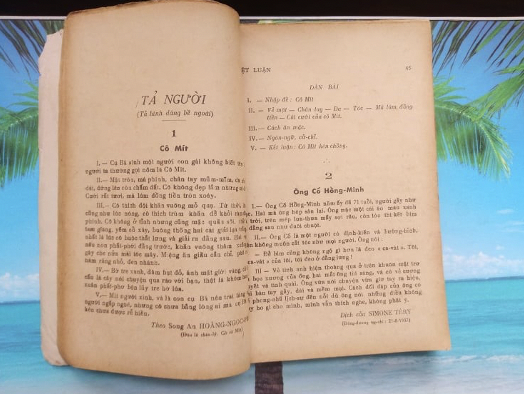 Một trang trong sách Việt luận của nhà giáo Nghiêm Toản (miền Nam trước 1975)