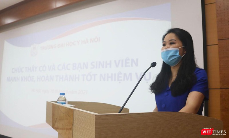 Bà Chu Hồng Minh - Bí Thư Thành đoàn Hà Nội (Ảnh - Minh Thuý)