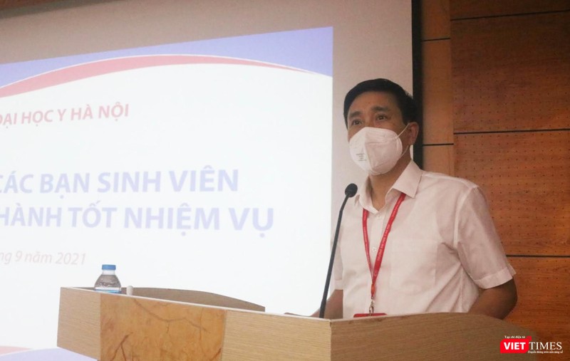 PGS. TS. Đoàn Quốc Hưng – Phó hiệu trưởng điều hành Trường Đại học Y Hà Nội (Ảnh - Minh Thuý)