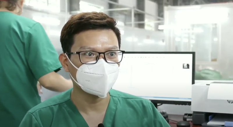 BS. Ngô Đức Hùng - Trung tâm Cấp cứu A9, Bệnh viện Bạch Mai (Ảnh - BYT)