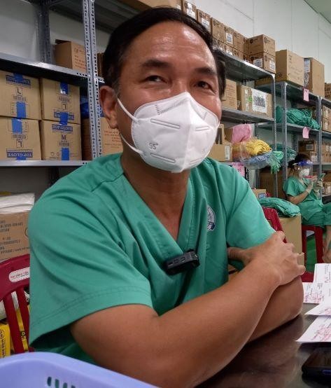 BS. Nguyễn Thanh Huy - Trung tâm hồi sức người bệnh COVID-19 Bệnh viện Trung ương Huế tại TP.HCM (Ảnh - SKĐS)