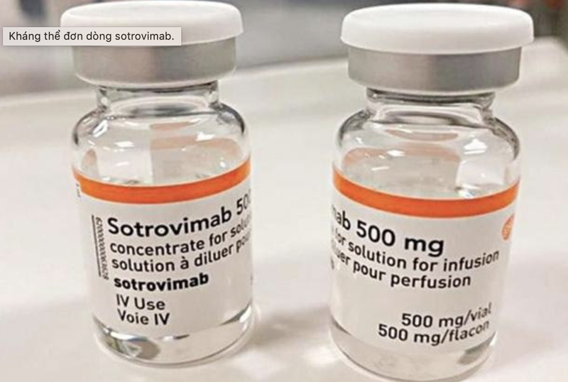 Thuốc sotrovimab (Ảnh - BYT)