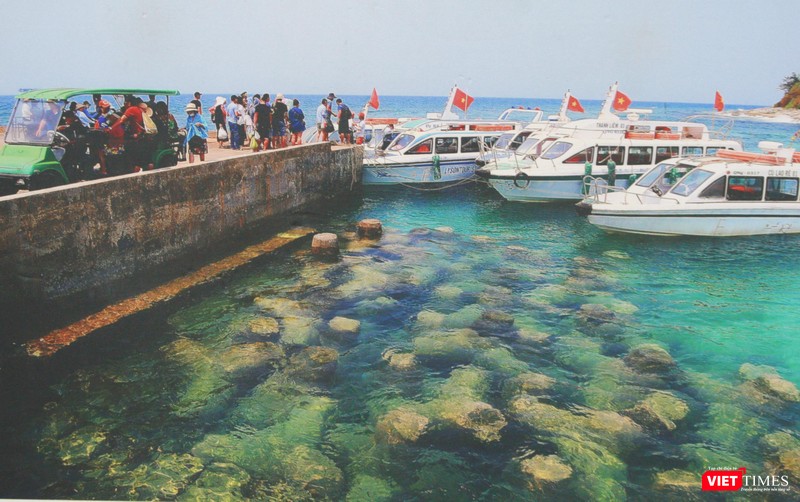 500 bức ảnh tuyệt đẹp về Lý Sơn - “Maldives phiên bản Việt” ảnh 4 Bức ảnh bến cảng bên đảo Bé