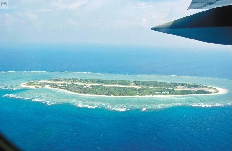 Đảo Ba Bình thuộc quần đảo Trường Sa của Việt Nam, hiện bị Đài Loan chiếm đóng bất hợp pháp. Nguồn ảnh: Chinatimes Đài Loan.