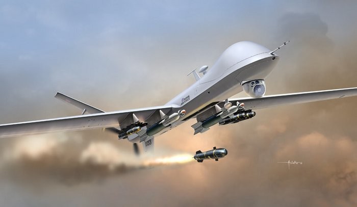 Máy bay không người lái MQ-9 Reaper Mỹ.
