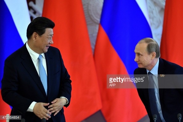 Lãnh đạo Trung - Nga (ảnh: GI).