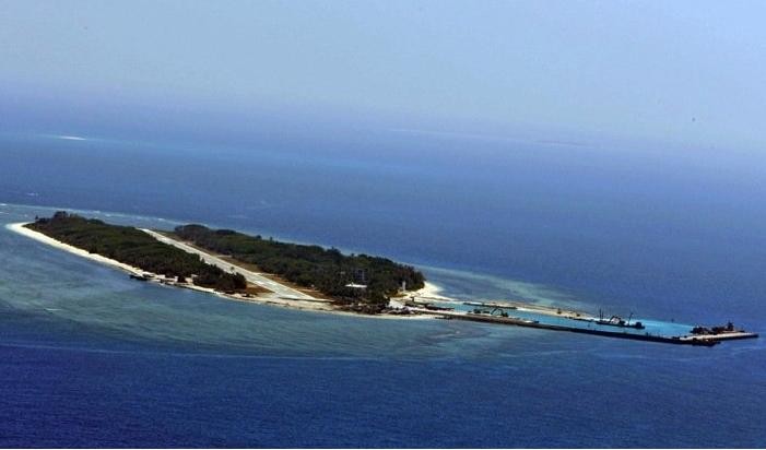 Đảo Ba Bình thuộc quần đảo Trường Sa của Việt Nam, hiện do Đài Loan chiếm đóng bất hợp pháp. Ảnh: UDN Đài Loan.