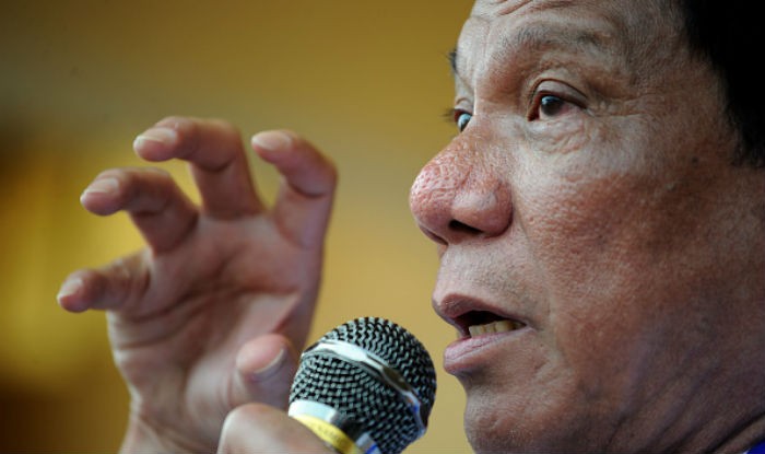 Tổng thống Philippines Rodrigo Duterte.