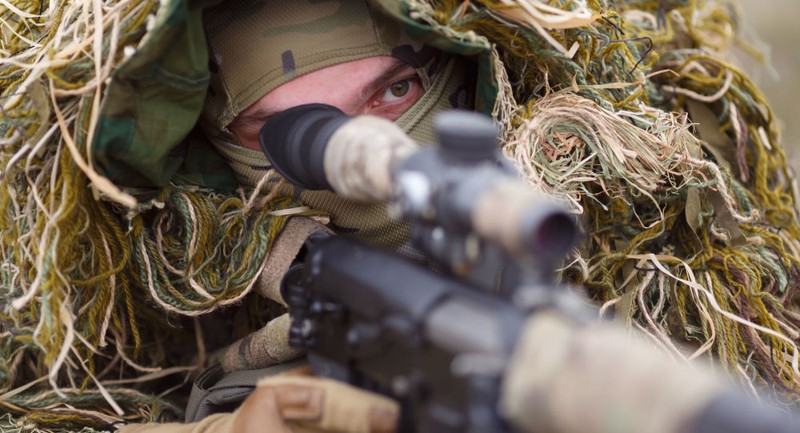 Xạ thủ bắn tỉa Nga (ảnh minh họa: Sputnik)