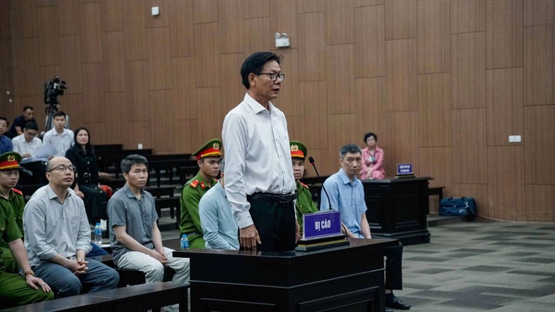 Bị cáo Phương Hoàng Kim tại phiên tòa.