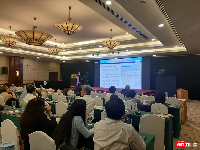 Đai diện BV quận Thủ Đức chia sẻ ứng dụng mô hình "Bệnh viện số".
