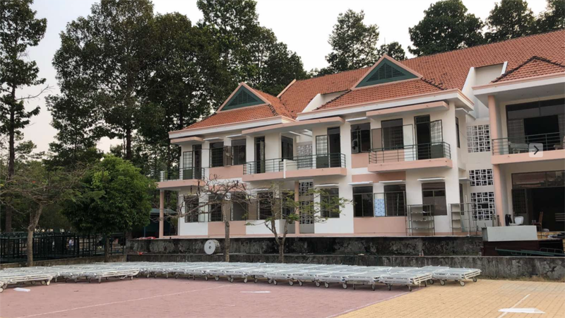 Kcách ly tập trung của thành phố tại huyện Cần Giờ mới đưa vào hoạt động ngày 09/03. Ảnh: SYT