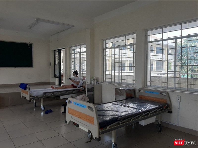 Một phòng cách ly tại khu cách ly tập trung quận 2, TP.HCM. Ảnh: N.T