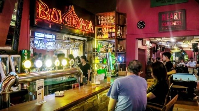 Bệnh nhân 91 đã đến quán bar Buddha dự buổi tiệc Patrick day ngày 14/3. Ảnh: Bar Buddha Bệnh nhân 91 đã đến quán bar Buddha dự buổi tiệc Patrick day ngày 14/3. Ảnh: Bar Buddha