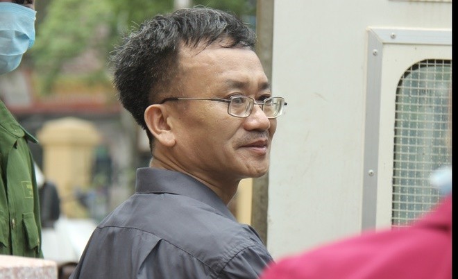 Bị cáo Nguyễn Quang Vinh bị cáo buộc chủ mưu vụ nâng điểm. Ảnh: Zing