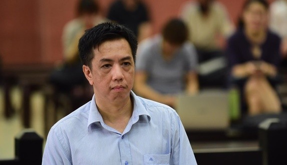 Bị cáo Võ Mạnh Cường. Ảnh: Tuổi Trẻ