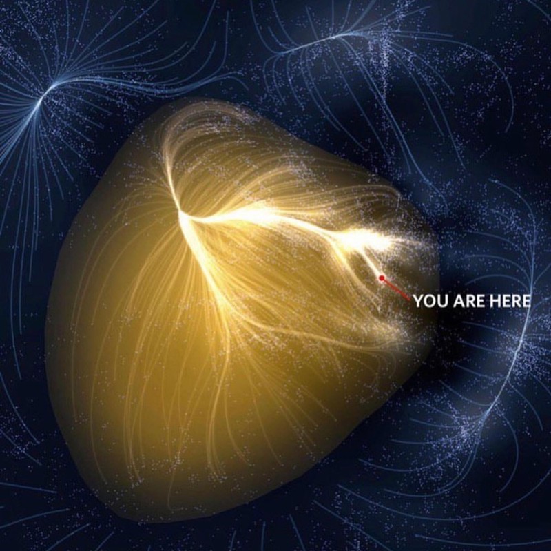 Ngân Hà cũng bị ảnh hưởng bởi cấu trúc The Great Attractor. Ảnh: Tully, R. B., Courtois Ngân Hà cũng bị ảnh hưởng bởi cấu trúc The Great Attractor. Ảnh: Tully, R. B., Courtois