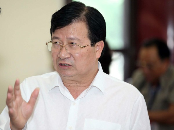 Bộ trưởng Bộ Xây dựng Trịnh Đình Dũng 