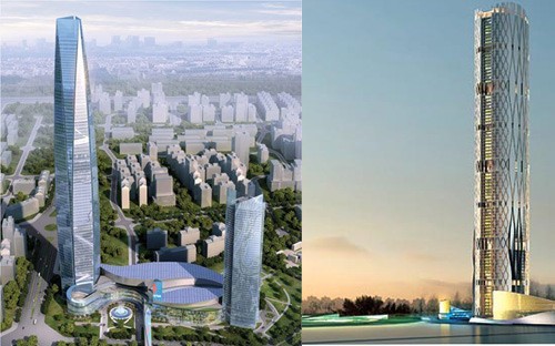 Từ 102 tầng sau đó đã bị cắt ngọn