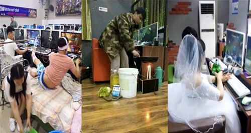 Quán game Trung Quốc không thiếu những chuyện bất ngờ. Quán game Trung Quốc không thiếu những chuyện bất ngờ.