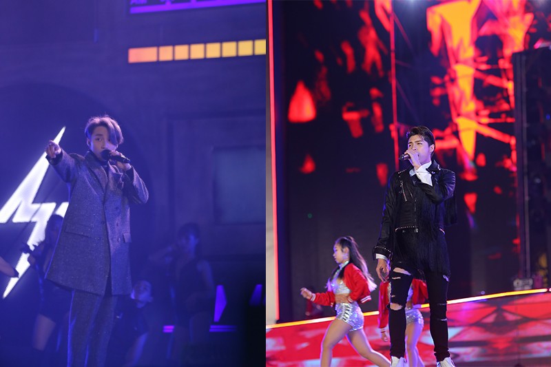 Là hai ca sĩ được yêu thích nhất hiện nay, Sơn Tùng M-TP và Noo Phước Thịnh đã khuấy động sân vận động Mỹ Đình bằng những bản hit đình đám.