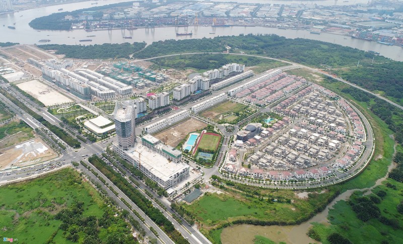 Khu Đô thị mới Thủ Thiêm. Ảnh: Zing