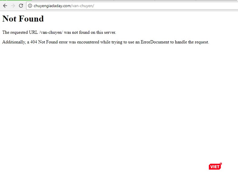 website http://chuyengiadaday.com đã không truy cập được.