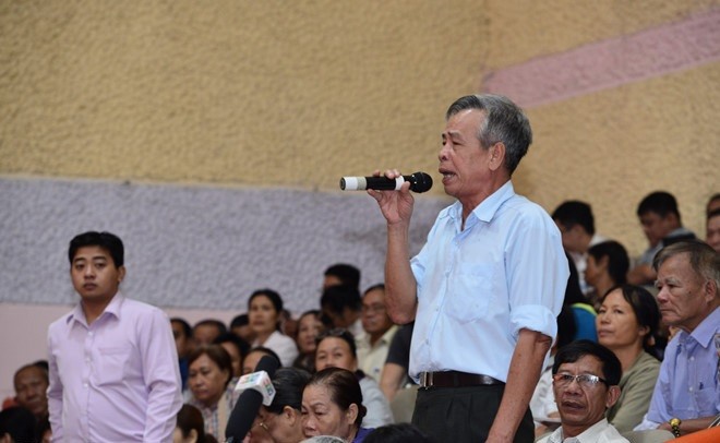 Cử tri Phạm Văn Thoai. Nguồn: Zing