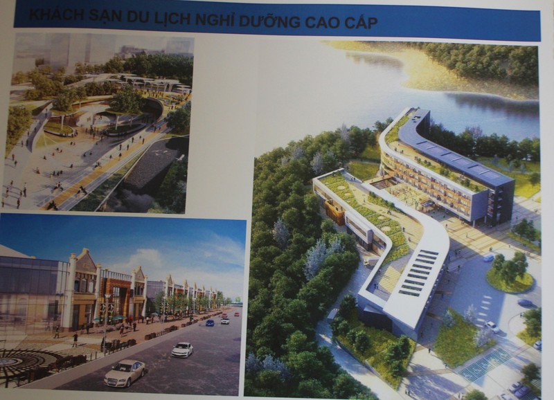 Phối cảnh Khách sạn du lịch nghỉ dưỡng cao cấp của dự án Khu du lịch biển (Nguồn:UBND huyện Thạch Hà) Phối cảnh Khách sạn du lịch nghỉ dưỡng cao cấp của dự án Khu du lịch biển