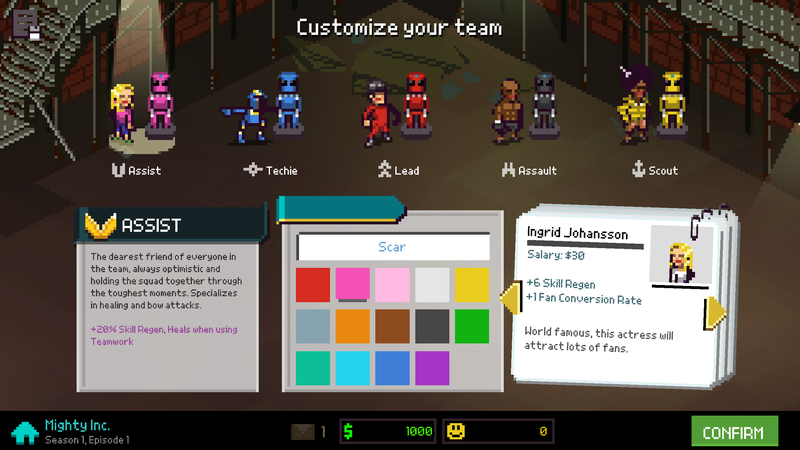 Phần chọn lựa diễn viên.