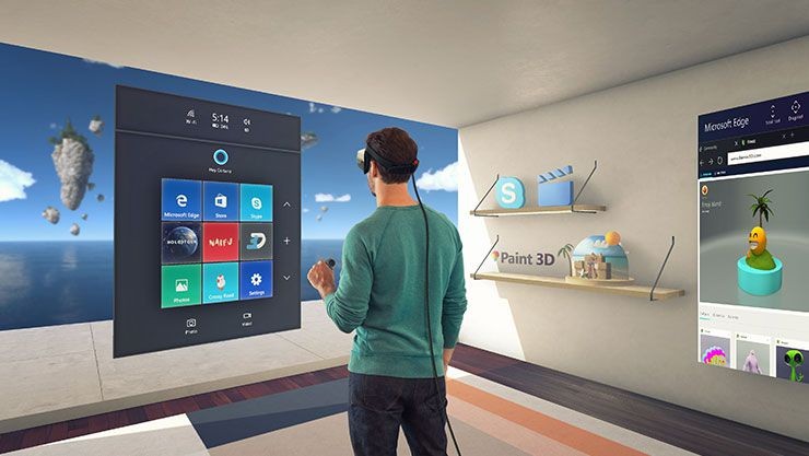 Dự án hệ thống thực tế kết hợp của Microsoft(Mixed Reality)