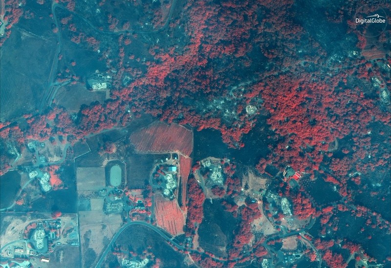 Hình ảnh được ghi lại bở vệ tinh GeoEye-1 vào thứ 4(11/10)