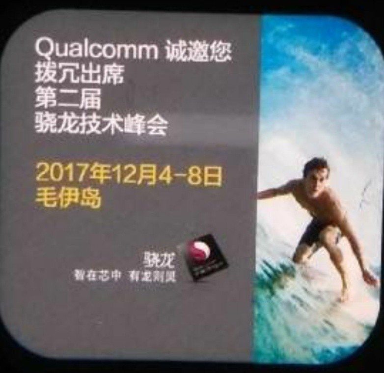 Hình ảnh về Snapdragon 845 mà Qualcomm đã vô tình để lộ ra trước đó. Nguồn: wccftech