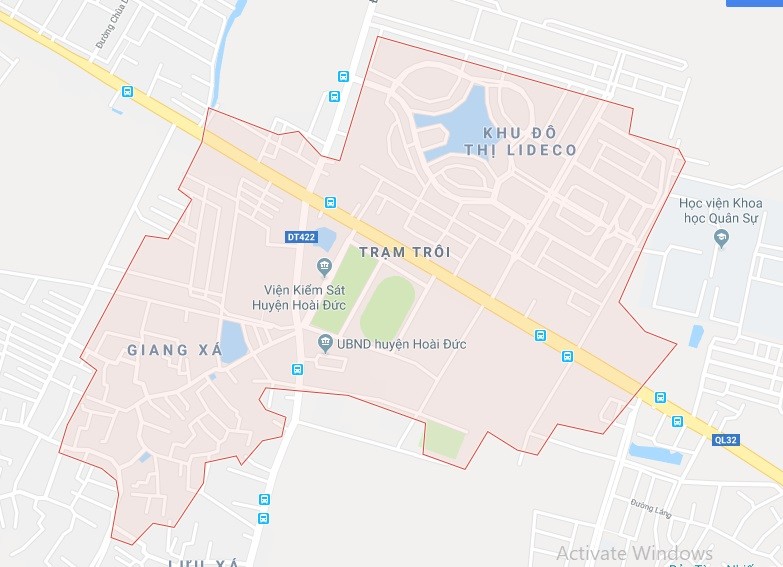 Thị trấn Trạm Trôi được quy hoạch thành Trung tâm của huyện Hoài Đức.