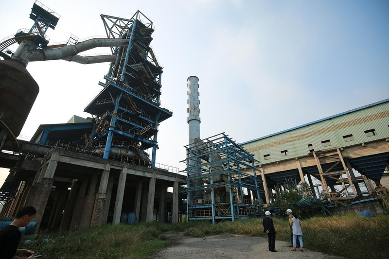 Nhà máy gang thép Thái Nguyên.